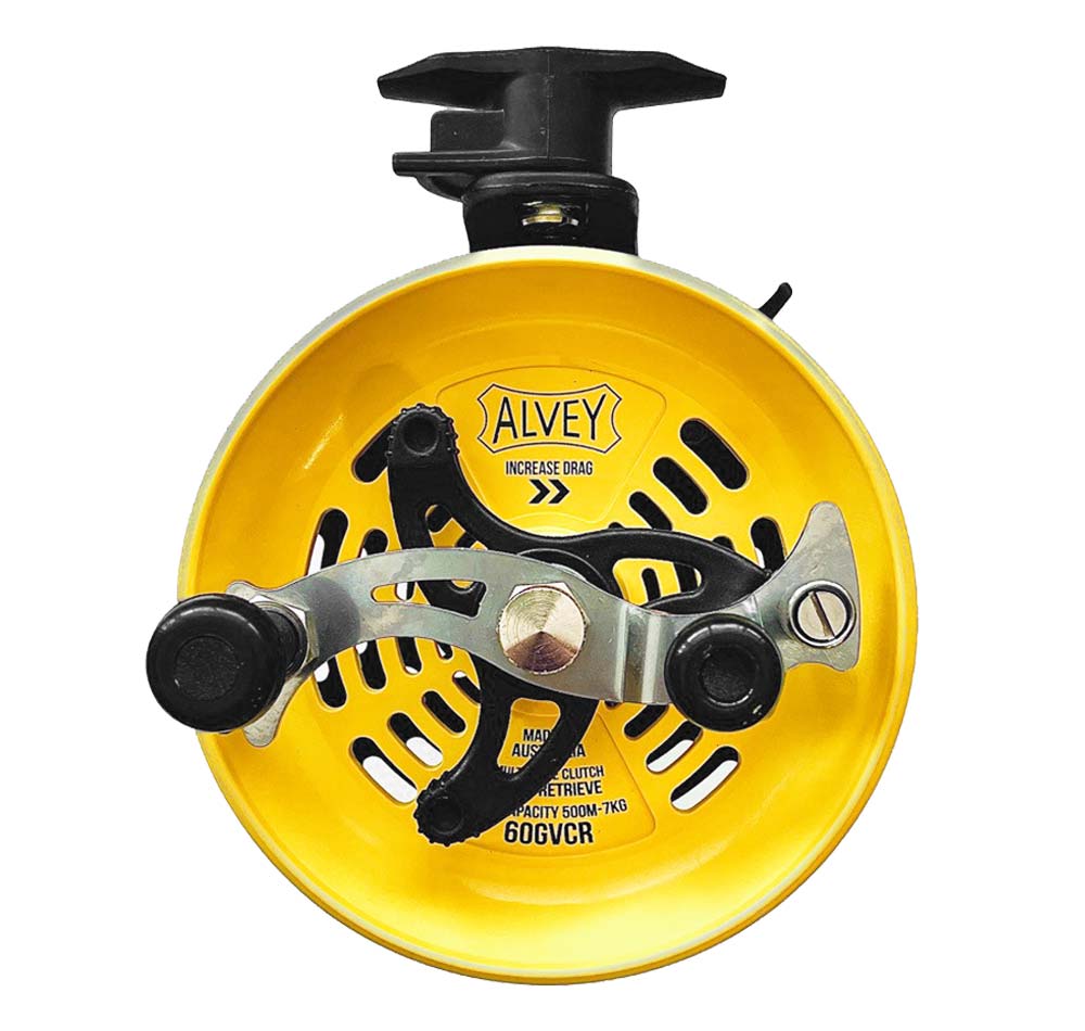 Alvey 60GVCRT Surf Reel Colour Yellow