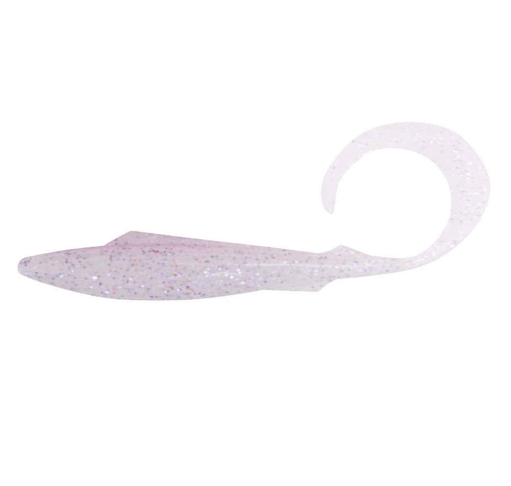 Berkley Gulp Nemesis Soft Plastics Clear Lavender Pearl Holo