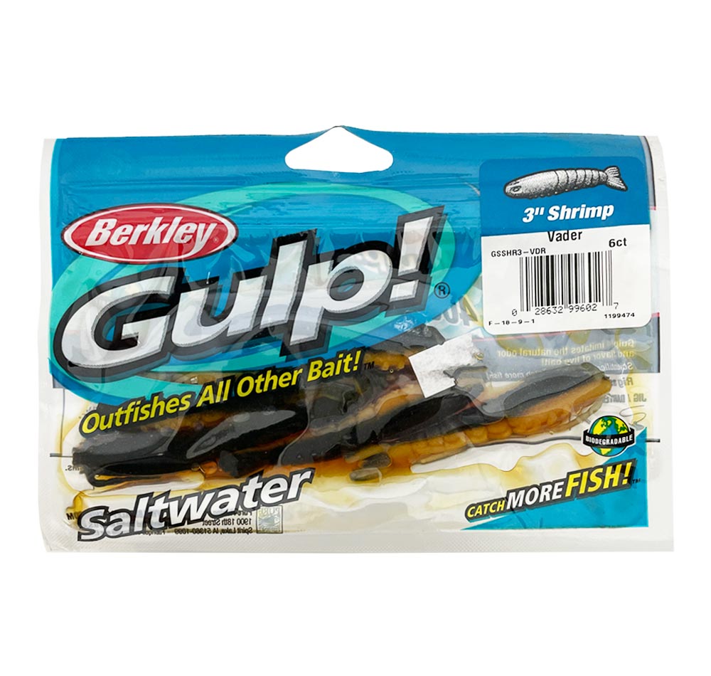 Berkley Gulp Shrimp 3&quot; Soft Plastics Vader