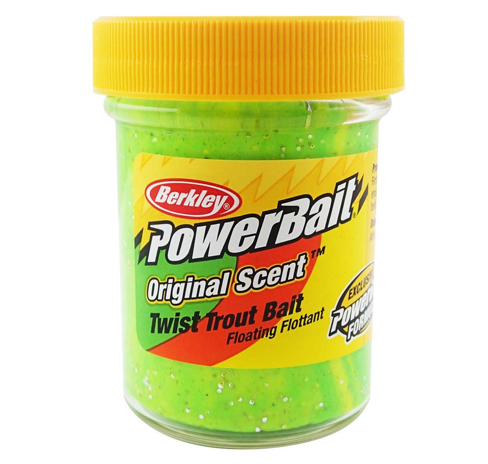 Berkley Powerbait Original Scent Lime Twist Trout Bait - Fergo's