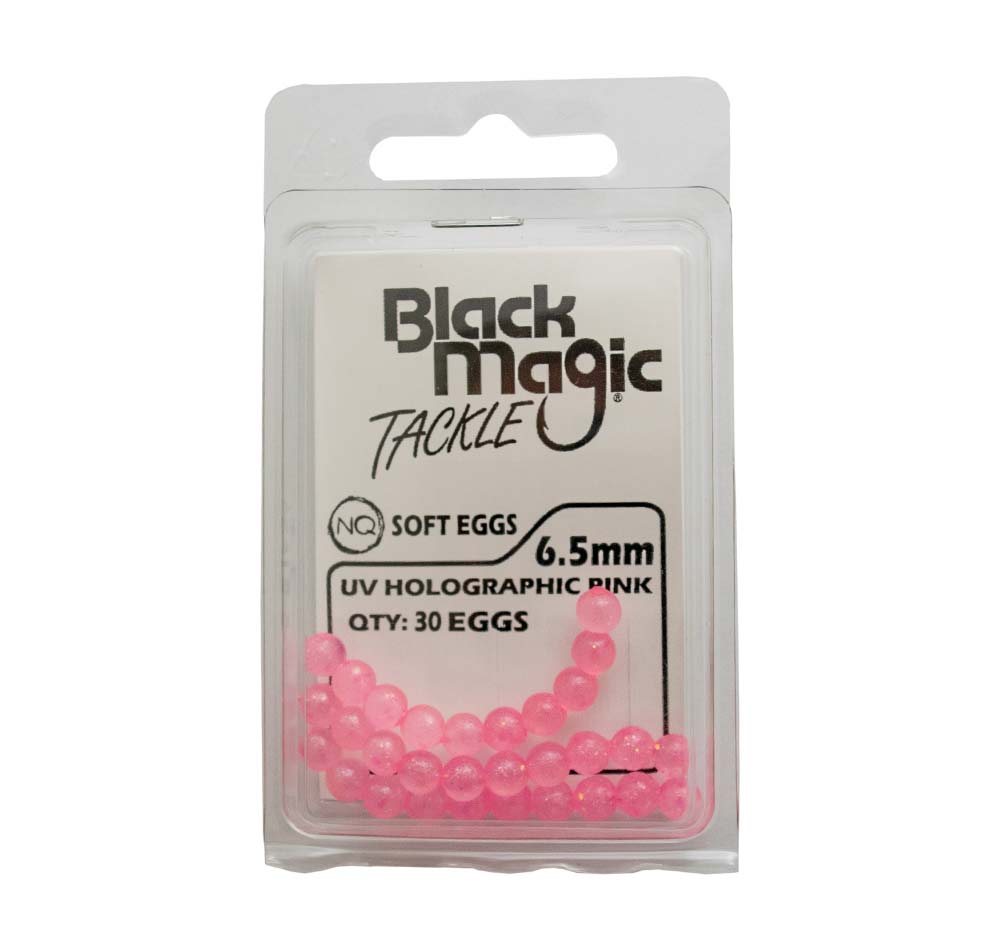 Black Magic soft eggs UV holographic pink