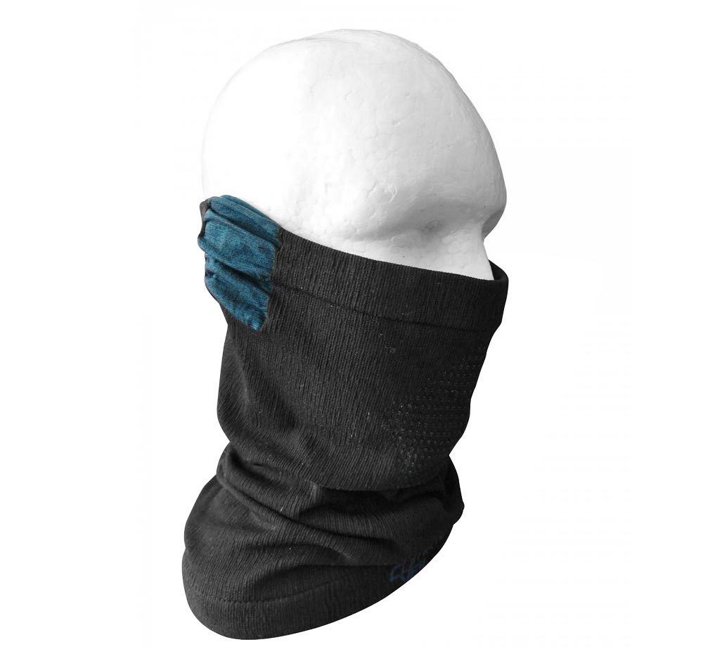 Climate Veil Multi-Use Head Warmer over face