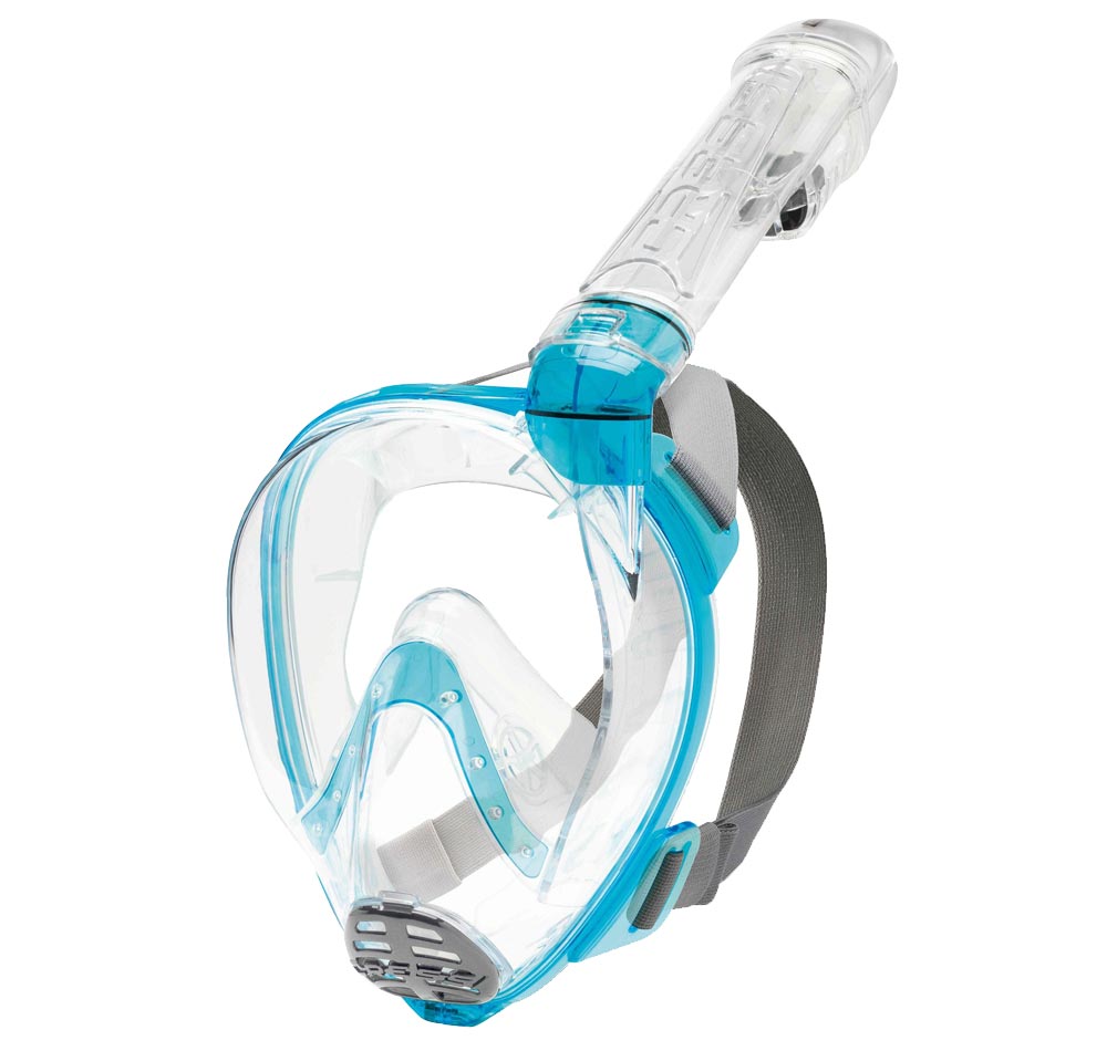 Cressi Baron Full Face Mask Clear Blue