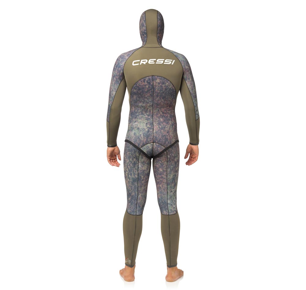 Cressi Seppia 3.5mm Wetsuit Rear View