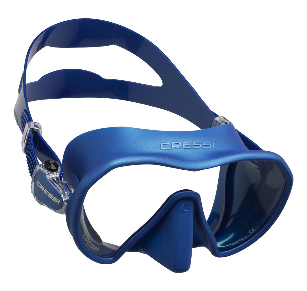 Cressi Z1 Frameless Mask Blue Metal
