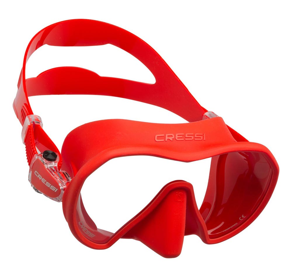 Cressi Z1 Frameless Mask Red