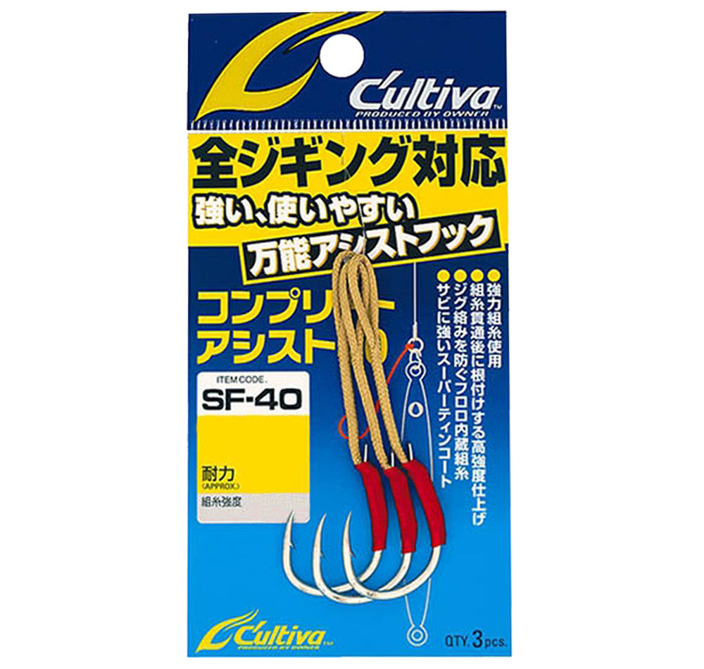 Owner Cultiva SF-40 Jig Assist Hooks Packet
