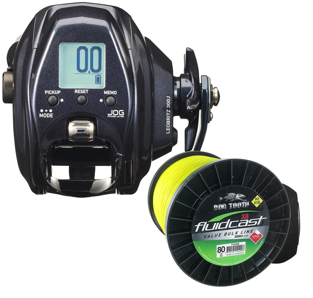 SHIMANO 12 Force Master 9000 Electric FIshing Reel Saltwater Big Game  W/Cable