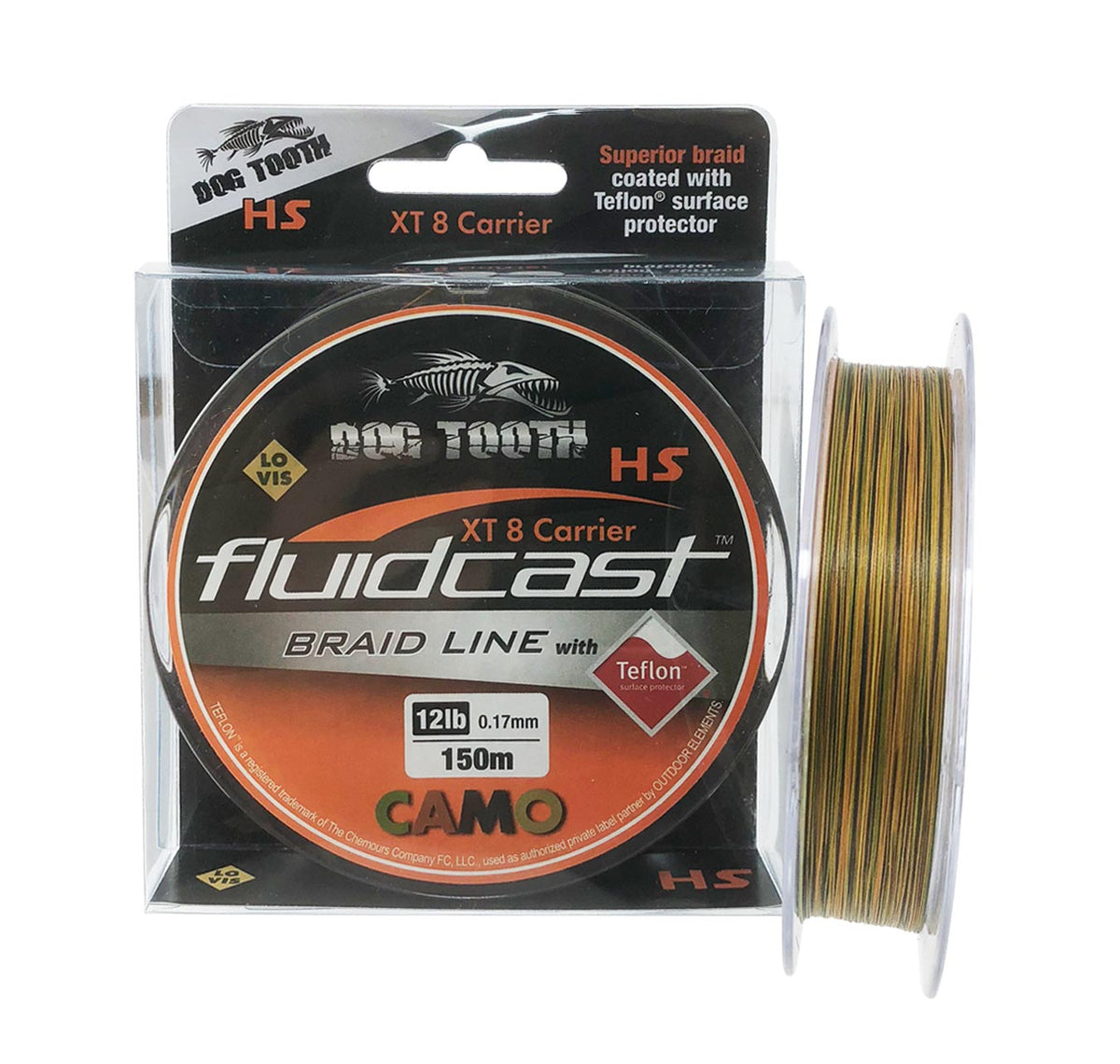 Dog Tooth Fluidcast X8 Camo Braid 150m