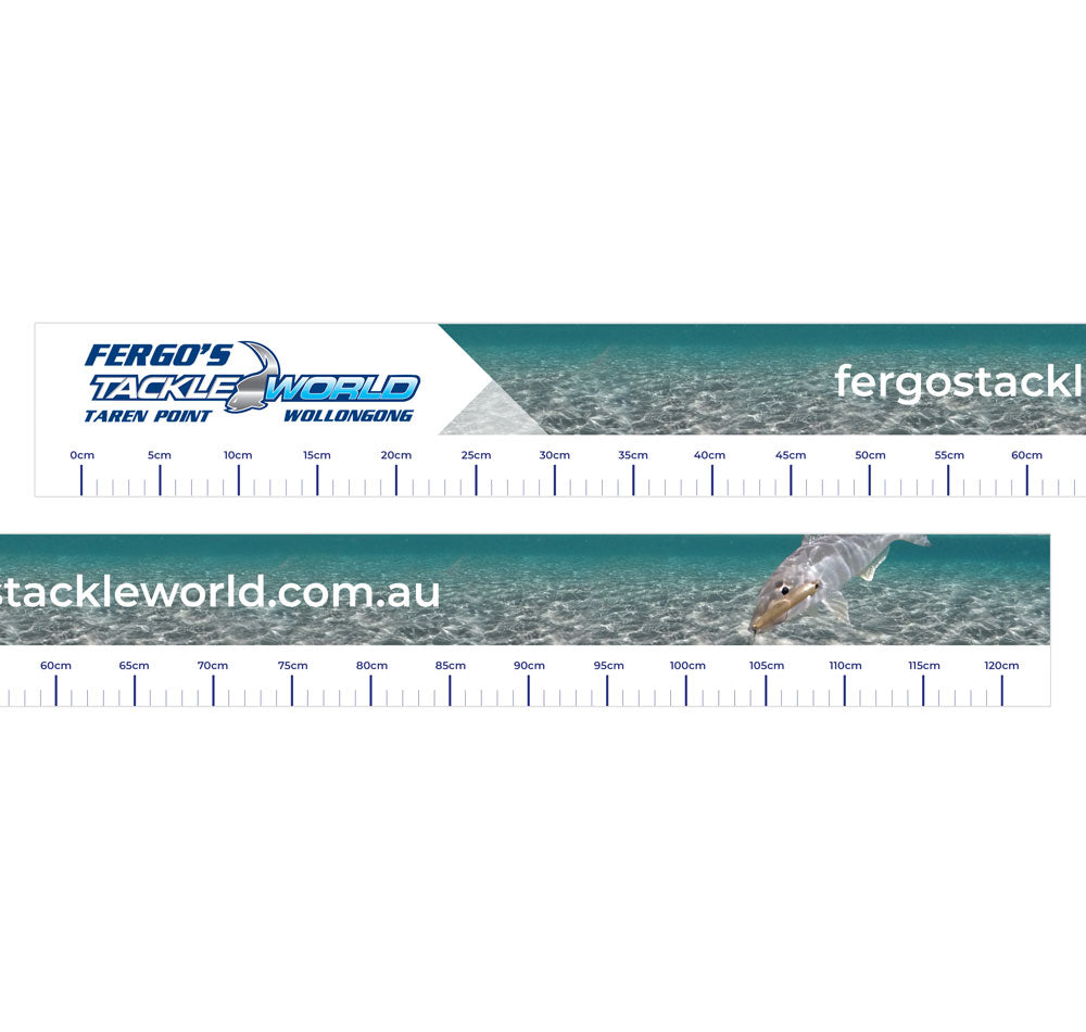 Fergo's Tackle World 120cm Fish Measuring Sticker - Whiting
