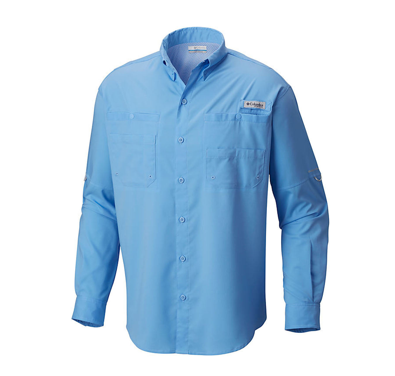 Columbia Men's PFG Super Tamiami Long Sleeve Fishing Shirt - Vivid