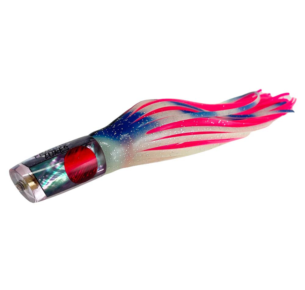 Frantic Lures Super Slayer 6.5&quot; Skirted Lures Colour Pink Lucent
