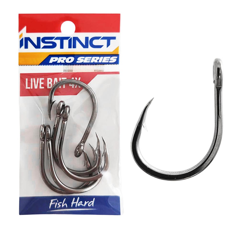 Instinct Pro Series Live Bait 4X Hooks - Fergo's Tackle World