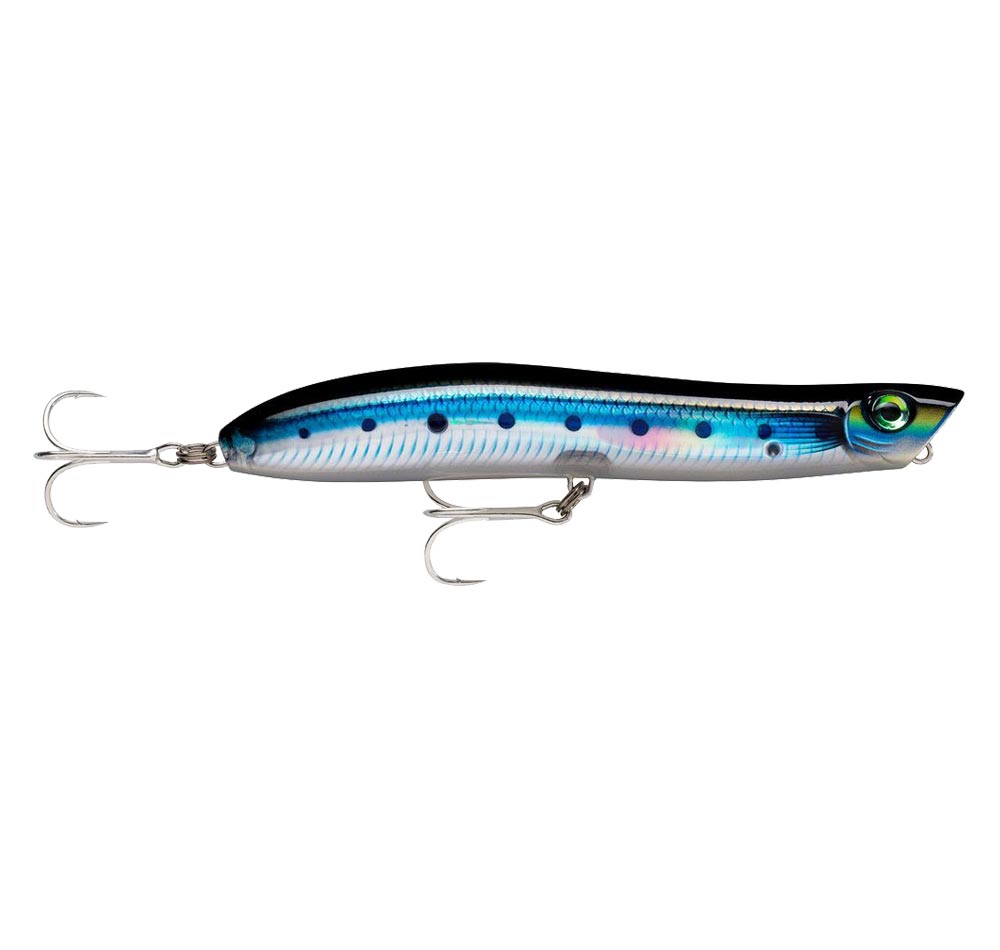 Rapala MaxRap Walk'N Roll 13 Topwater Lure HD Blue Sardine