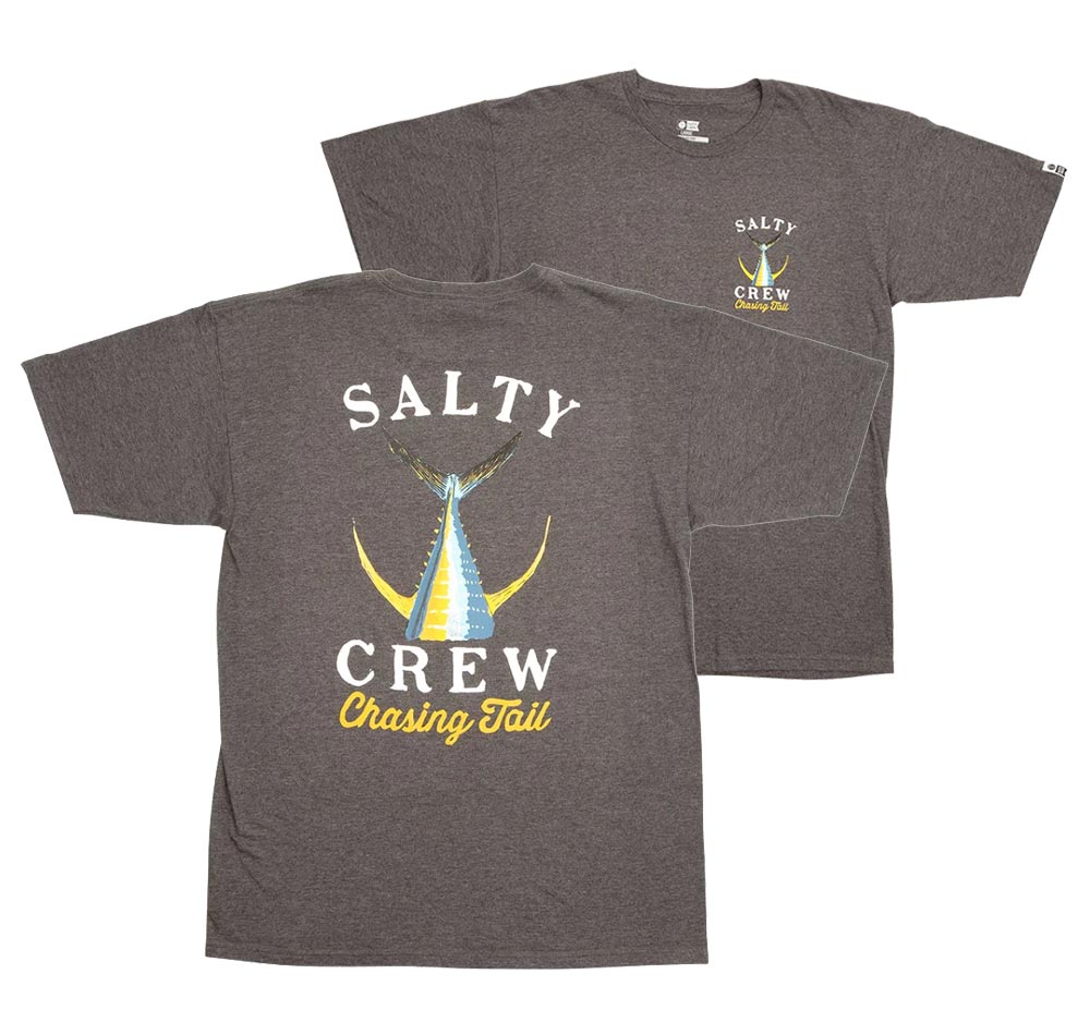 Salty Crew 'Tailed' Charcoal T-Shirt