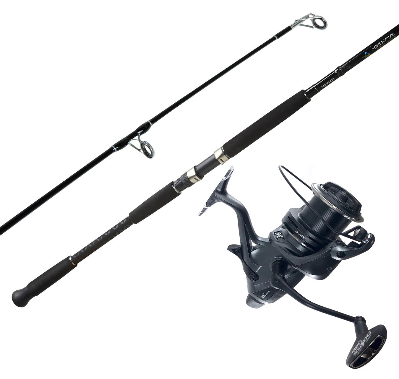 Shimano Aerowave Composite 1202M 5-8kg + Shimano Med Baitrunner Ci4+ LC 5500 XTB Combo