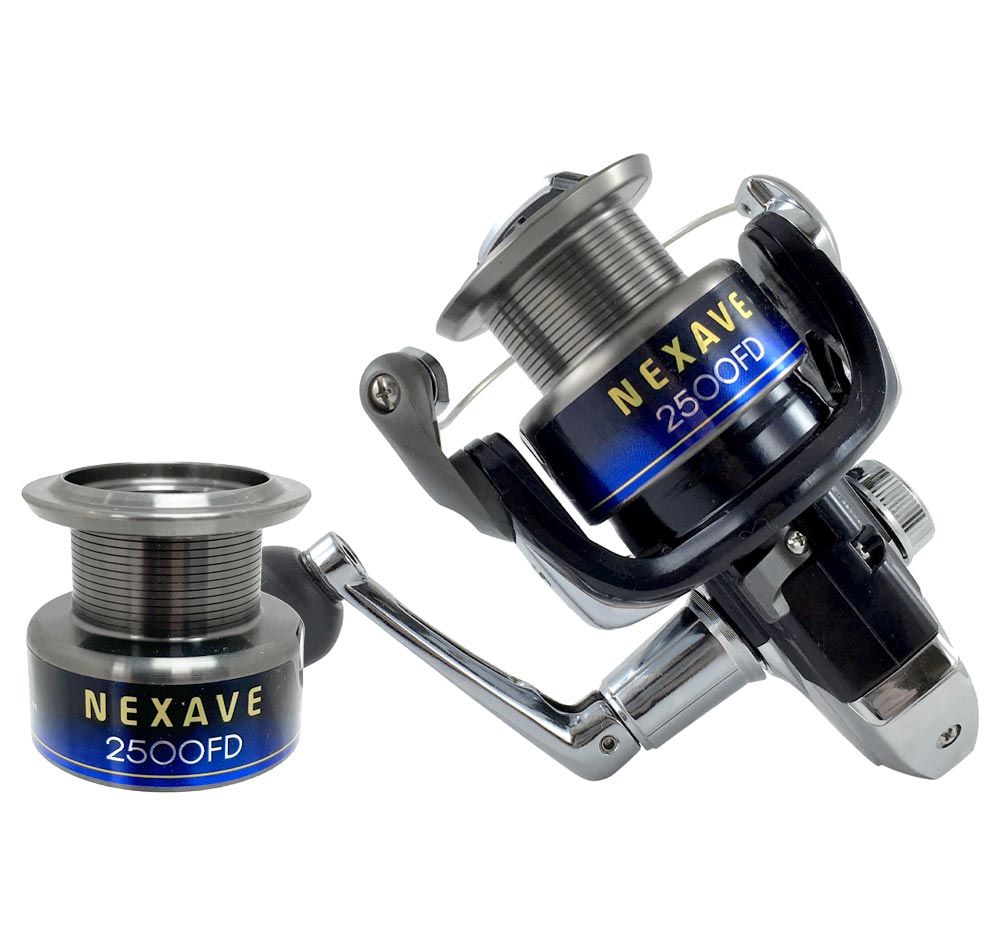 Shimano Nexave 2500FD Spin Reel w Spare Spool