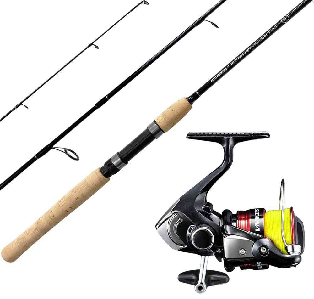 Combo Shimano Sienna Shimano Sienna Rod Reel Fishing Combo