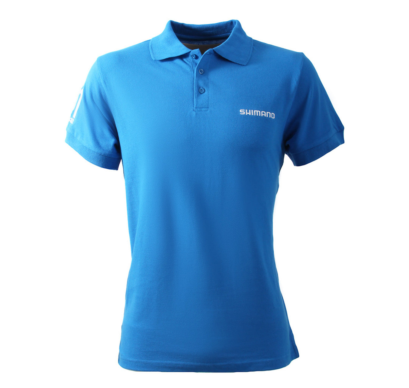 Shimano Blue Sports Polo Shirt Size Medium