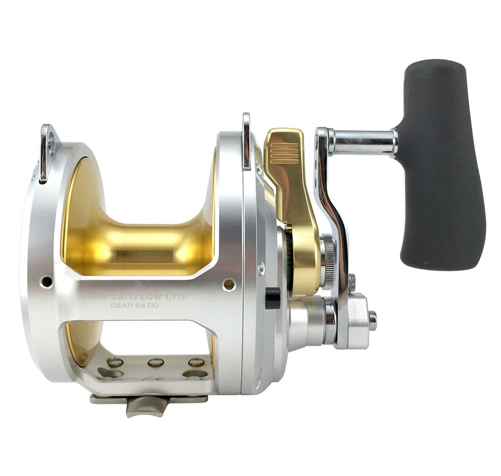 Shimano Talica 2 Speed Reel Front View