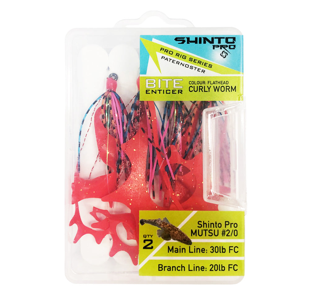 Red Super UV Snapper Rig Size 5/0 Circle Hooks with Atomic Glow 60lb  Paternoster