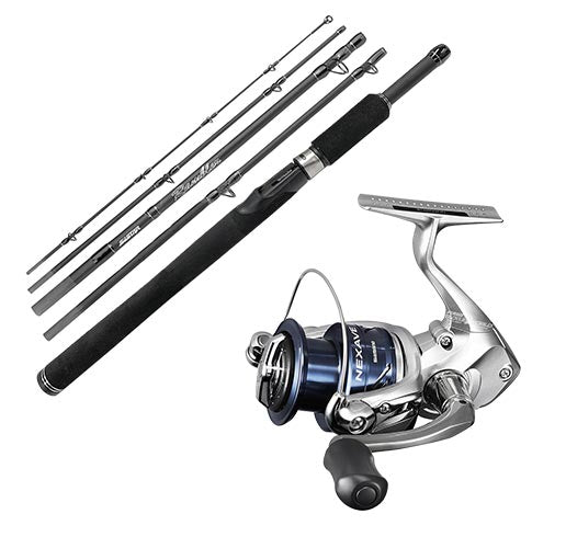 Silstar Rambler 7&#39;6&quot; Rod + Shimano Sienna 4000FE Reel Travel Combo