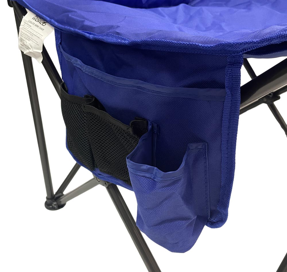 Tackle World Cooler Arm Chair Utility Pocket