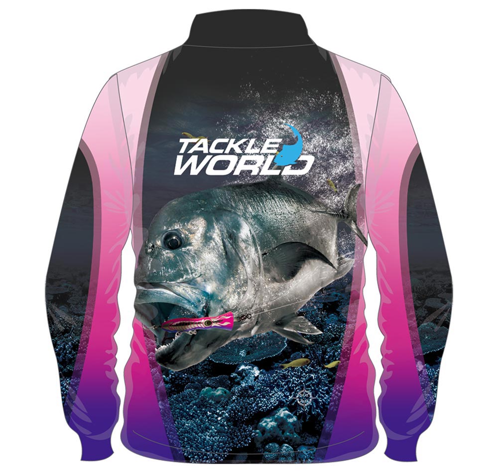 Tackle World Angler Series GT Girls Fishing Shirt back