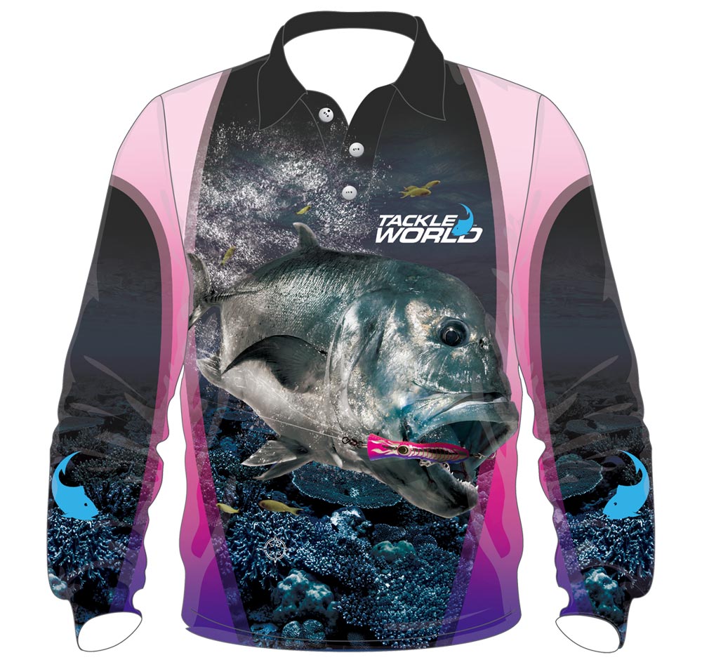 Tackle World Angler Series GT Ladies Adult Fishing Shirt - Fergo's Tackle  World