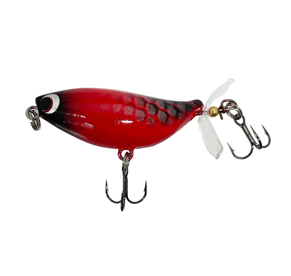 Taylor Made Fat Banga 45mm Surface Lure Colour  Red Drummer