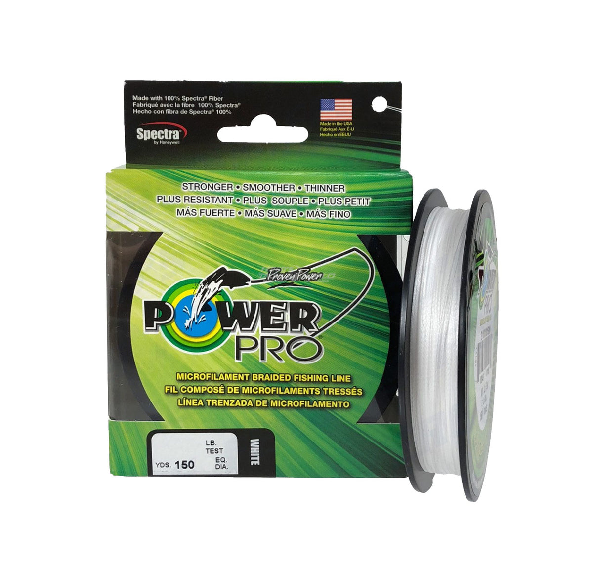 POWER PRO Spectra Braided Fishing Line, 65Lb, 300Yds, Green