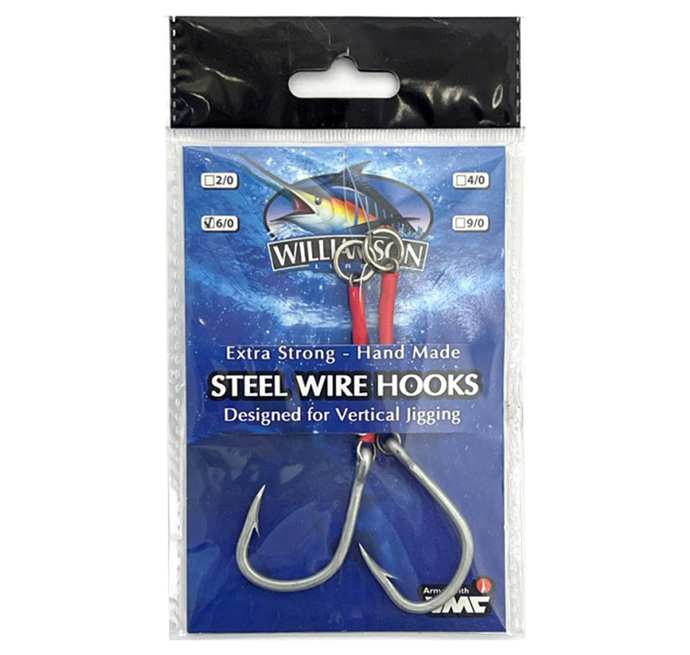 Williamson Steel Wire Assist Hooks - Fergo's Tackle World