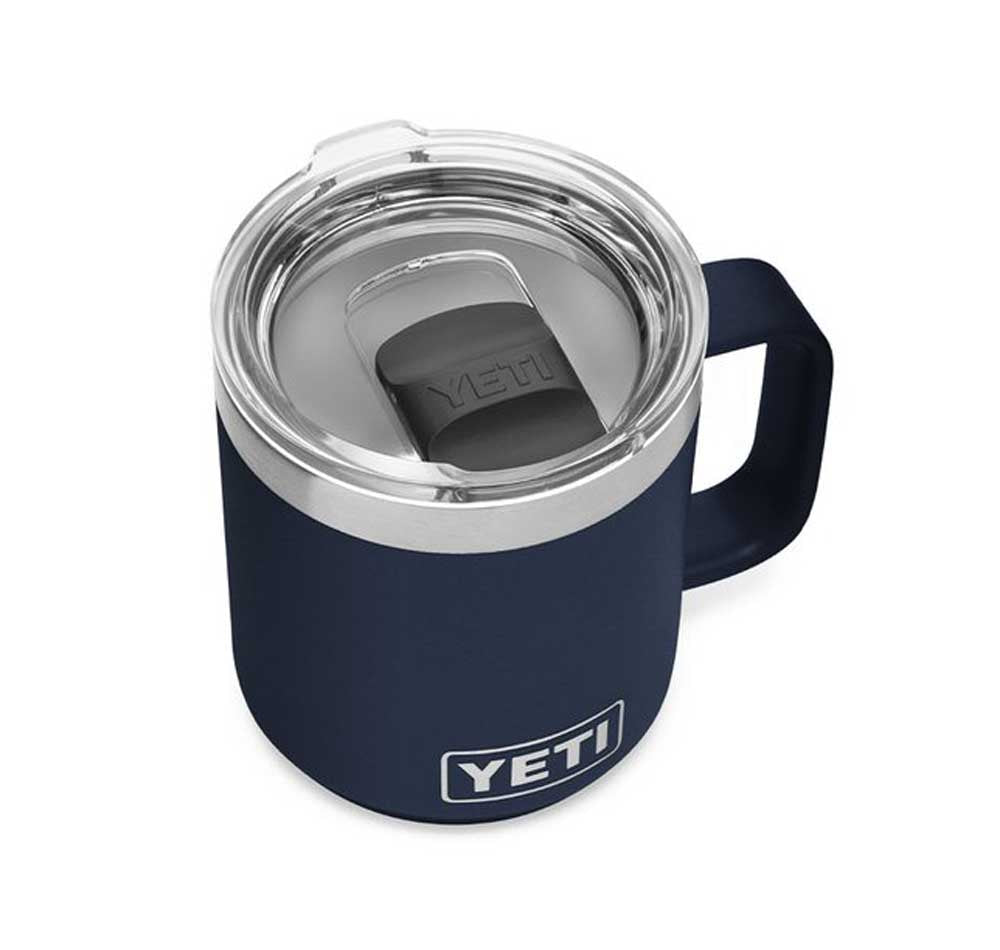 YETI Rambler 14 oz Stainless Steel Vacuum Insulated Mug with Lid, Navy