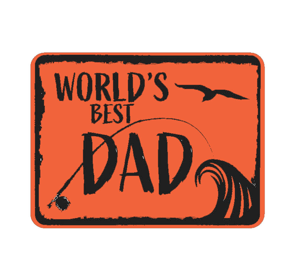 Yeti &#39;World&#39;s Best Dad&#39; Stickers