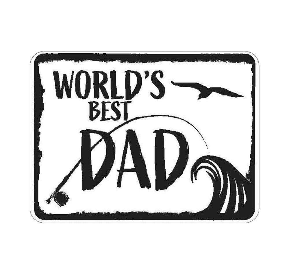 Yeti &#39;World&#39;s Best Dad&#39; Stickers