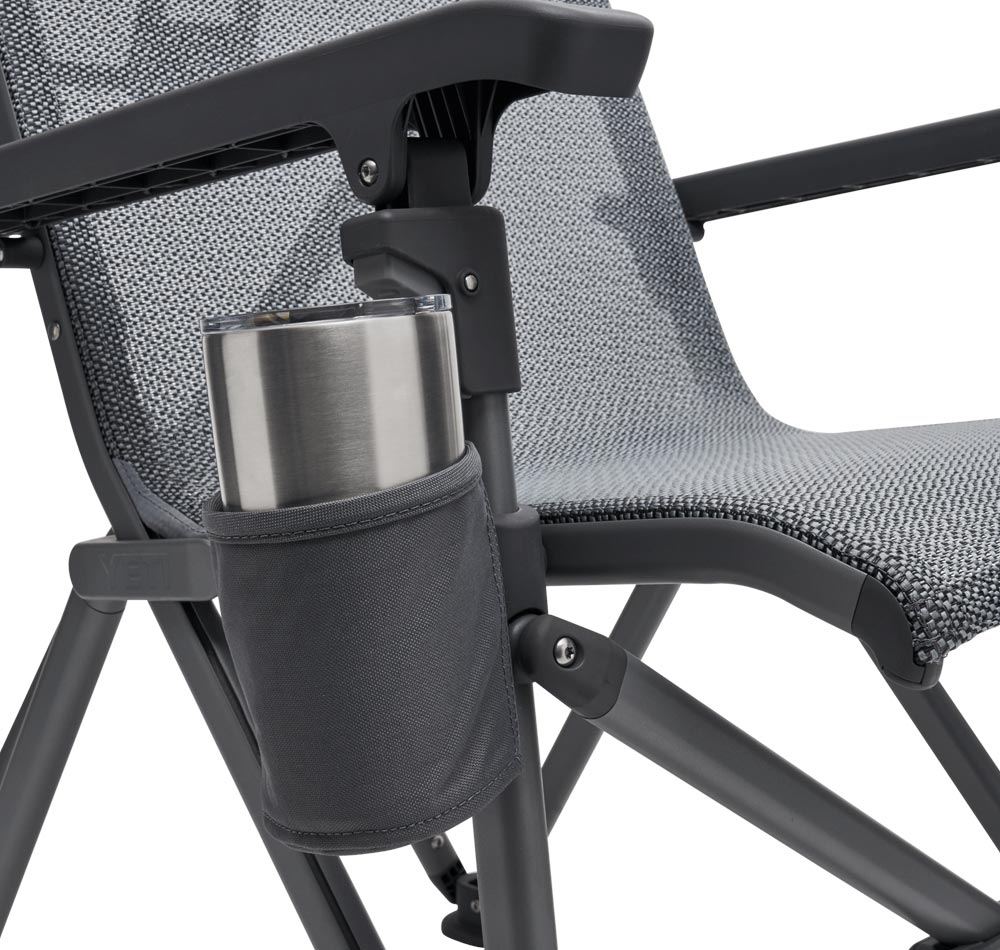 Yeti TrailHead Camp Chair Charcoal Cupholder