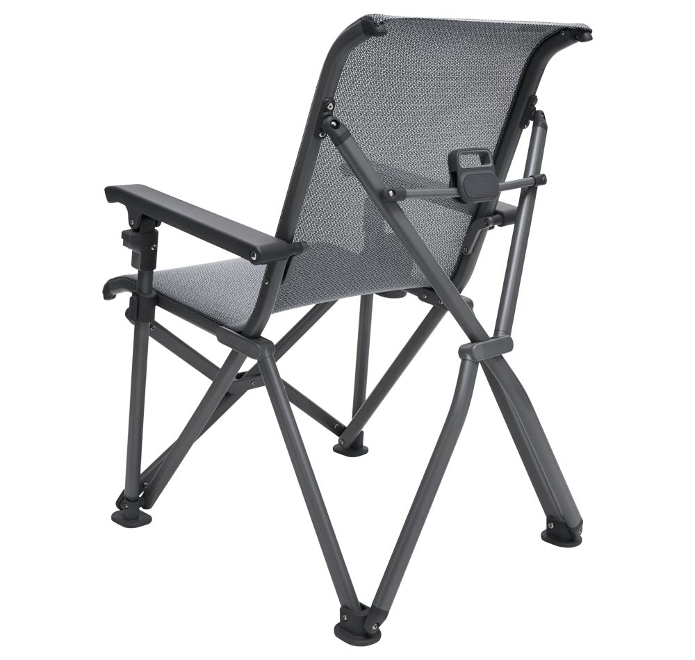 Yeti TrailHead Camp Chair Charcoal Back Quarter